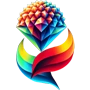 Diamond Litchi official logo – colorful brand identity icon