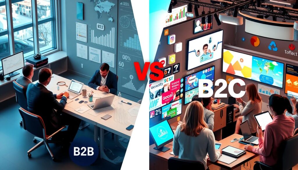 B2B vs B2C digital marketing